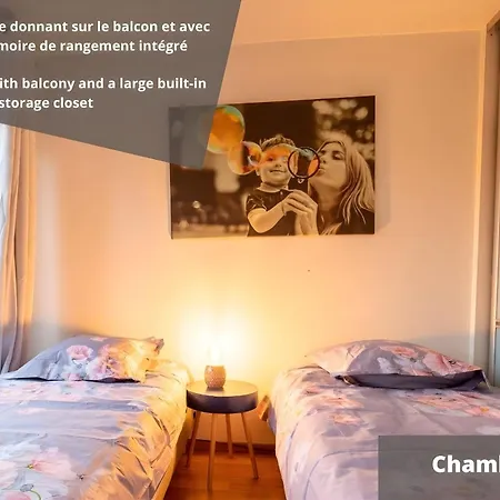 Grand 4 Pieces Espace Bureau A 20 Min Paris Apartament