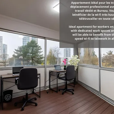 Apartamento Grand 4 Pieces Espace Bureau A 20 Min Paris Créteil